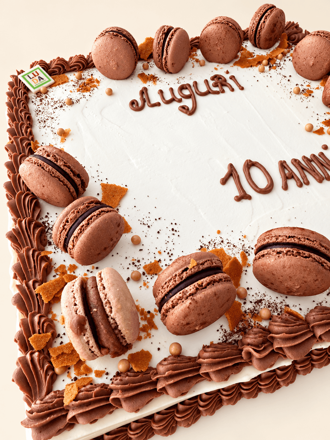 Torta al Cioccolato e Macaron