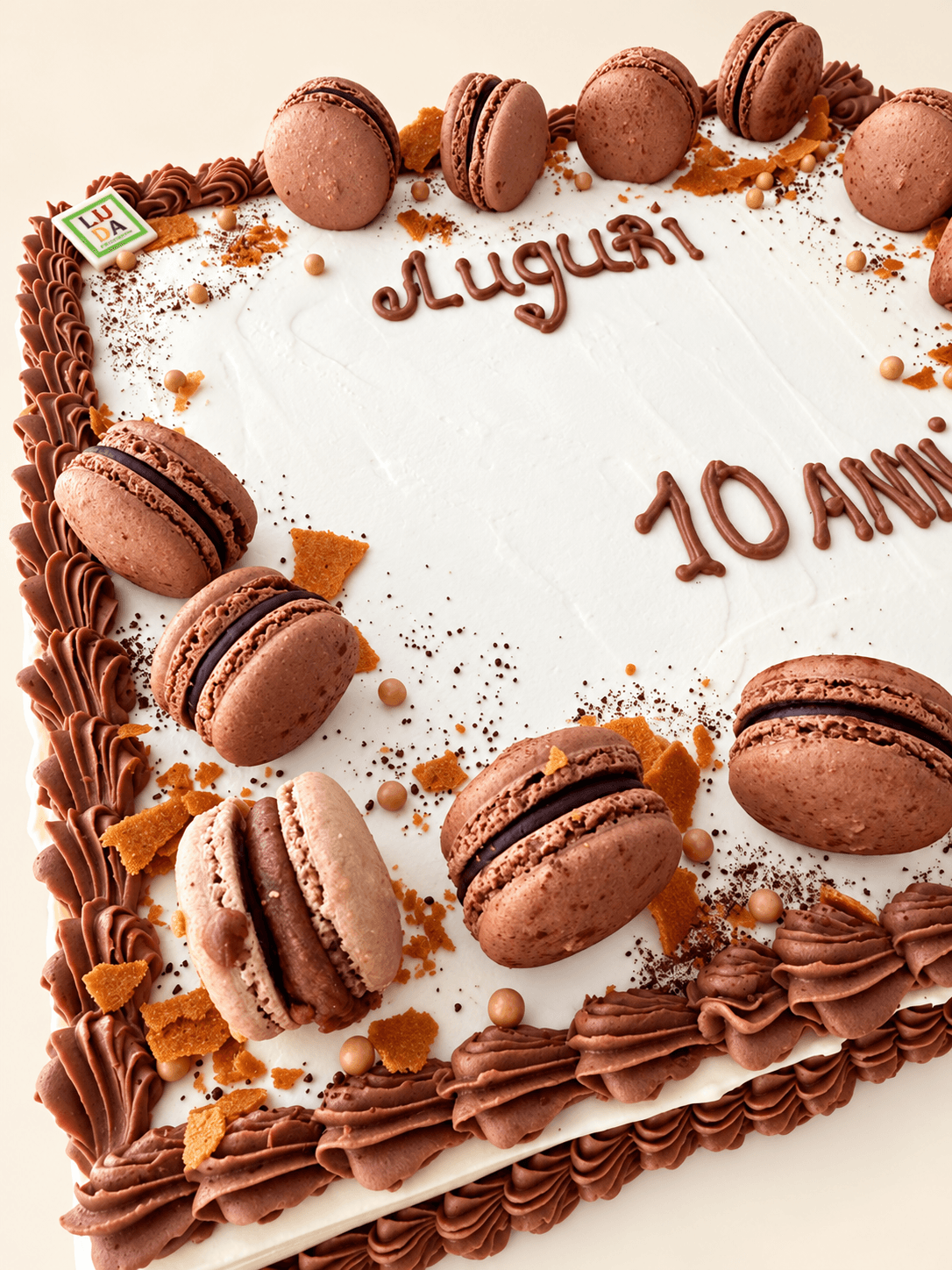 Torta al Cioccolato e Macaron