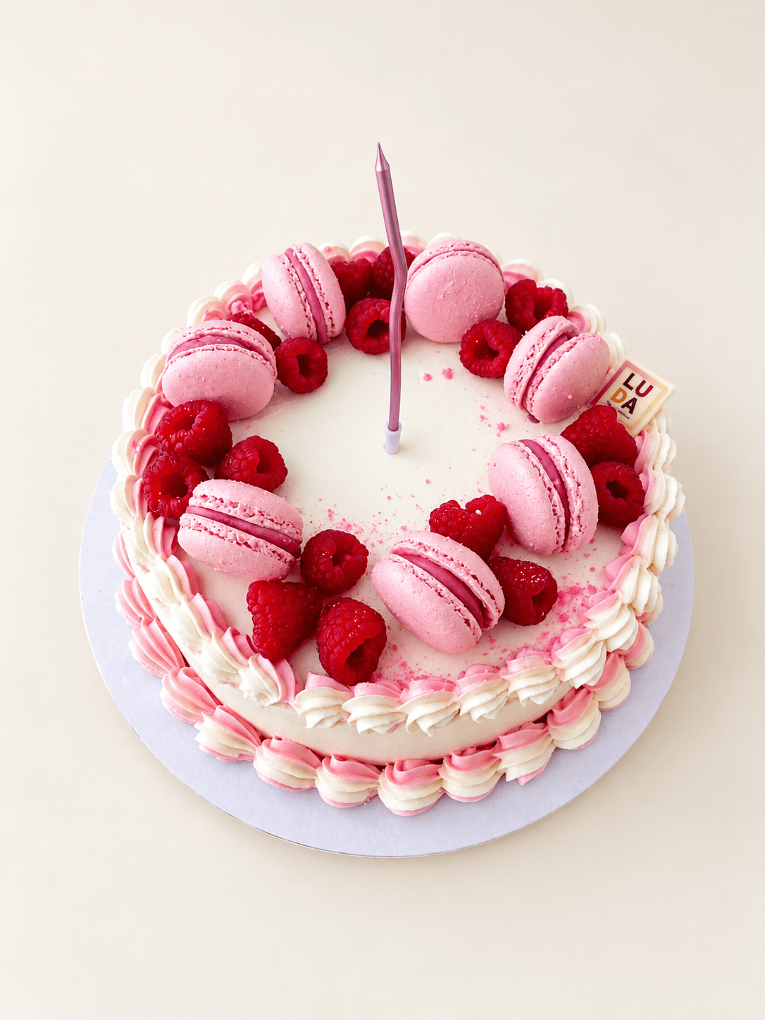 Torta Rosa ai Lamponi
